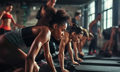 Cours collectif de cardio boxing